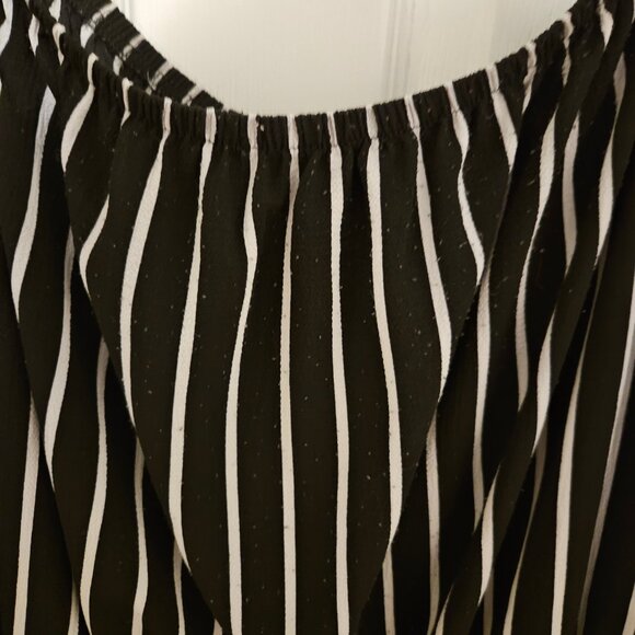 Forever 21 Striped Off the Shoulder Romper Size 3x - Picture 5 of 5